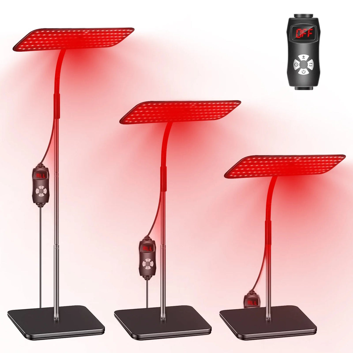 red and near infrared light therapy panel using 660nm and 850nm wavelengths