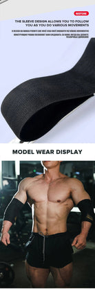 adjustable elbow support strap for strength and bodybuilding training