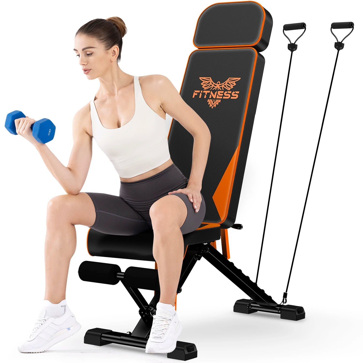 adjustable incline decline weight bench for home gym exercises
