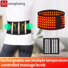Adjustable red light therapy belt designed to fit the lower back comfortably

