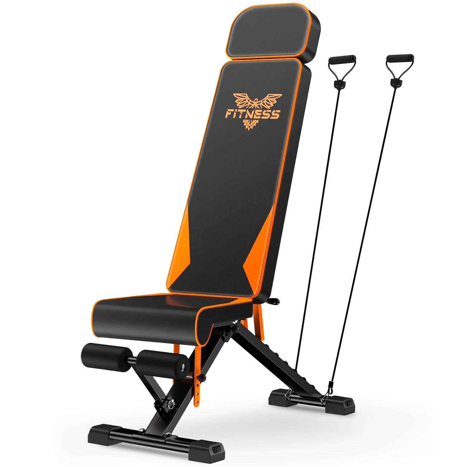 Adjustable weight bench designed for full body home gym workouts including presses, rows and core exercises