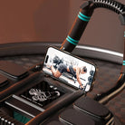 6-Wheel Automatic Rebound Ab Roller – Anti-Slip Core Trainer for Home Strength & Ab Workouts - Zack Fitness