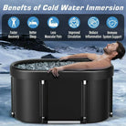 Benefits of cold water immersion using portable ice bath tub
