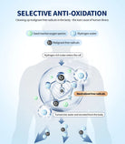 Compact hydrogen inhalation machine placed on desk for convenient daily use
