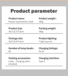 Red light therapy mask used in daily skincare routine at home for facial light therapy