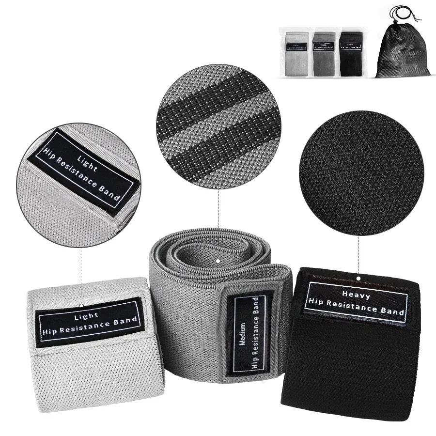 fabric resistance bands for lower body strength training