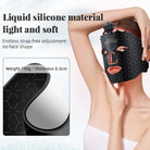 Flexible silicone LED facial mask designed to fit facial contours comfortably