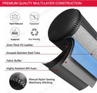 Free standing punching bag used for boxing punches and combinations