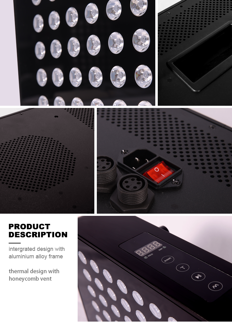 ull body red light therapy panel emitting red and near infrared wavelengths
