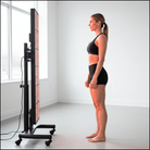 full body red light therapy panel used for muscle recovery after gym training