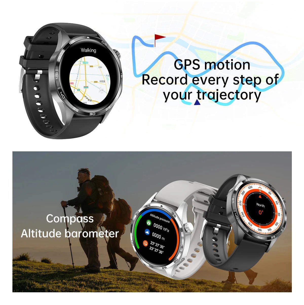 GT5 PRO Smart Watch with Integrated Health Monitoring Sensors