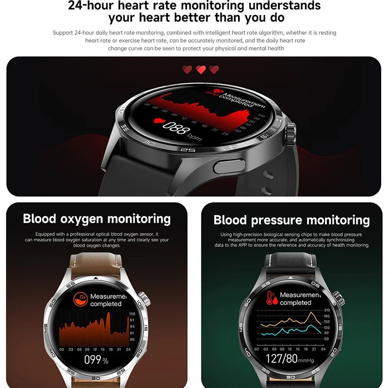 GT5 PRO Smart Watch – AMOLED Display, GPS, NFC & Heart Rate - Zack Fitness