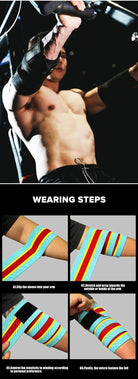 gym performance elbow wrap strap for powerlifting and bodybuilding