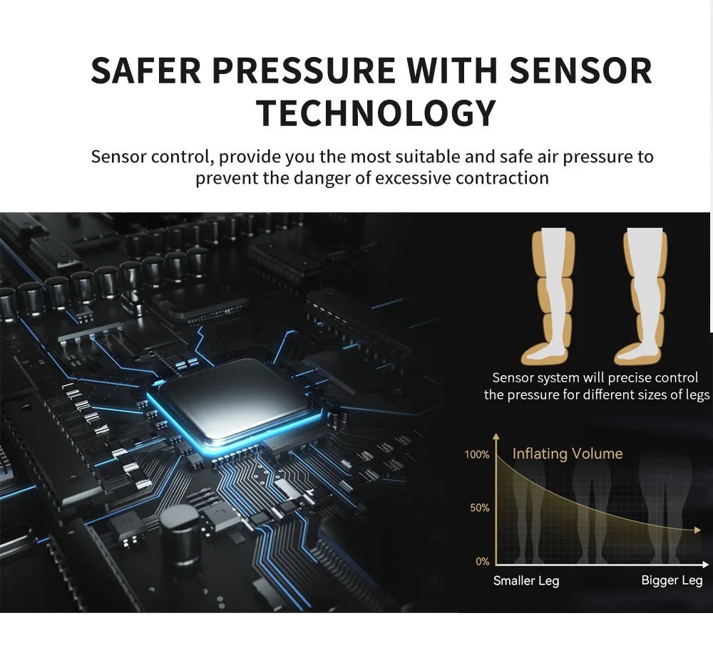 Compression recovery boots used in gym environment after strength training