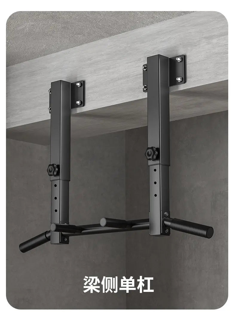 wall mounted pull up bar high load capacity steel