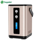 Hydrogen inhalation machine and water ionizer with compact design for home and professional wellness routines