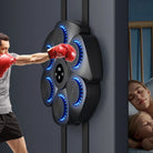 LED reaction training panel mounted on wall for boxing rhythm and accuracy practice.