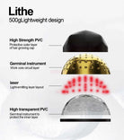 LED laser cap for hair regrowth and scalp stimulation routine
