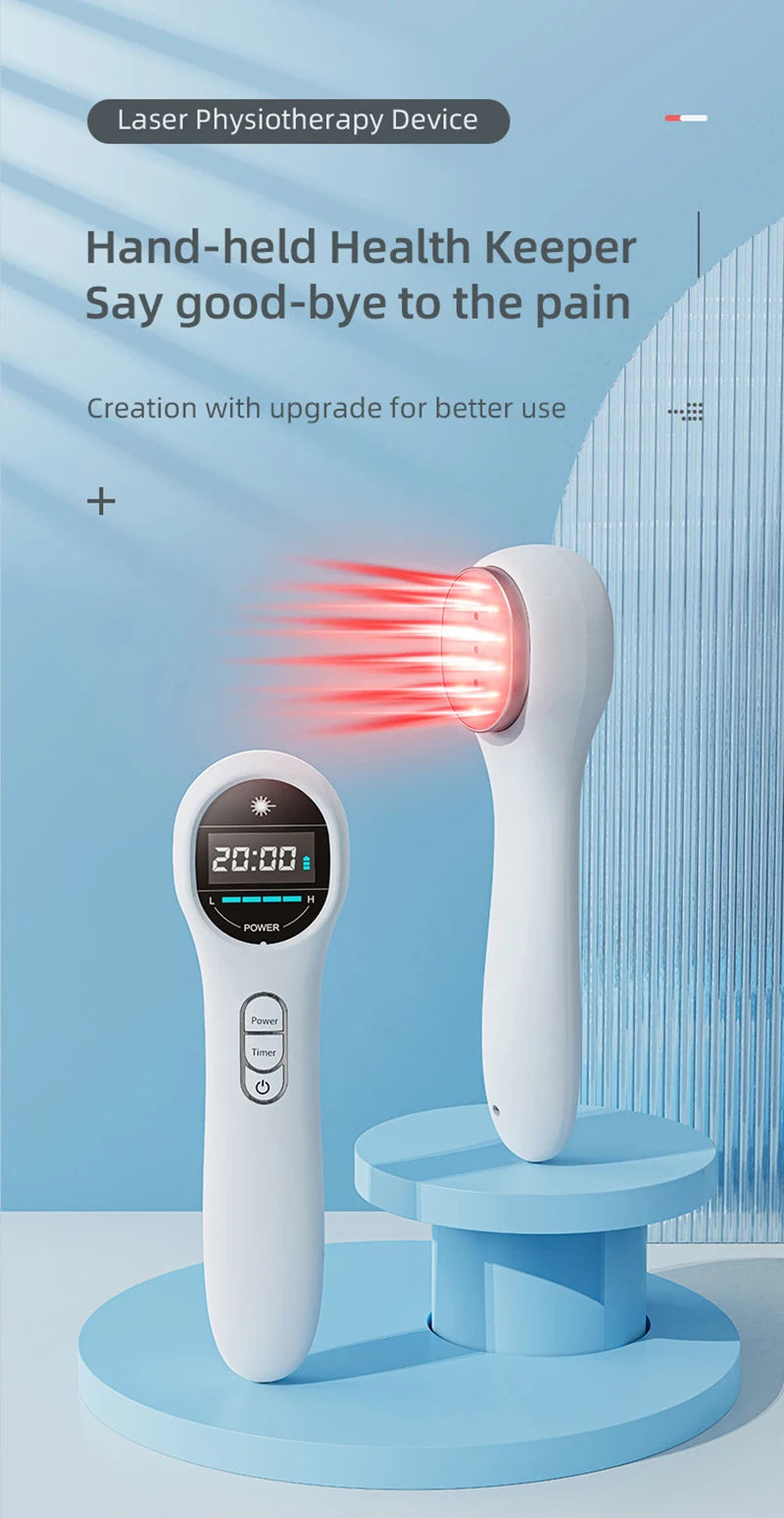 infrared laser therapy for neck pain stiffness and muscle tension relief
