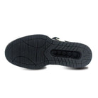 leather weightlifting shoes with flat stable sole for strength training