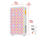 Full spectrum red light therapy panel used for lower body recovery support