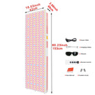 Full spectrum red light therapy panel with industrial grade metal housing