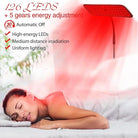 near infrared therapy panel used for deep tissue recovery and post workout muscle relaxation