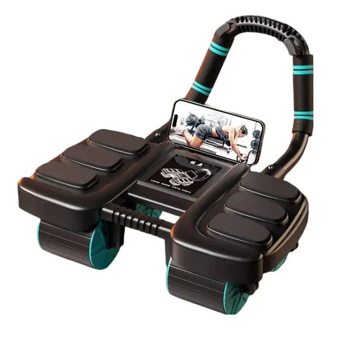 professional six wheel ab roller designed for controlled rollout training