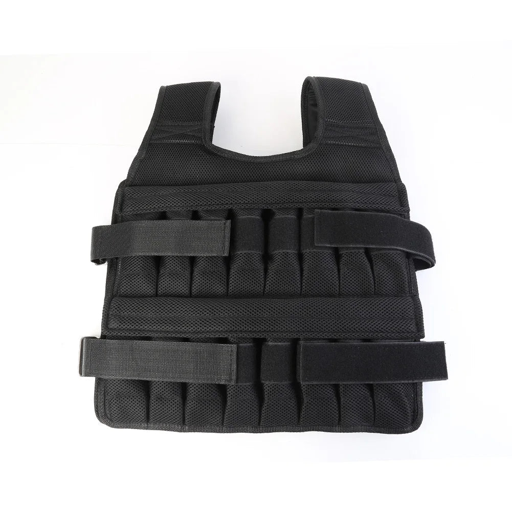 Professional-grade adjustable weighted vest designed for strength and conditioning athletes.