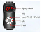 red light therapy lamp used for home recovery sessions and wellness routines