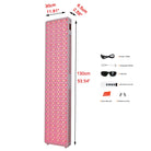 Full spectrum red light therapy panel used at recommended distance for wellness sessions