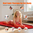 Red light therapy pad for full body use supporting muscle recovery circulation skin health and pain relief

