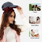 red and infrared light cap supporting long term hair care routines