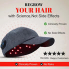 red and near infrared light cap supporting hair follicle activity