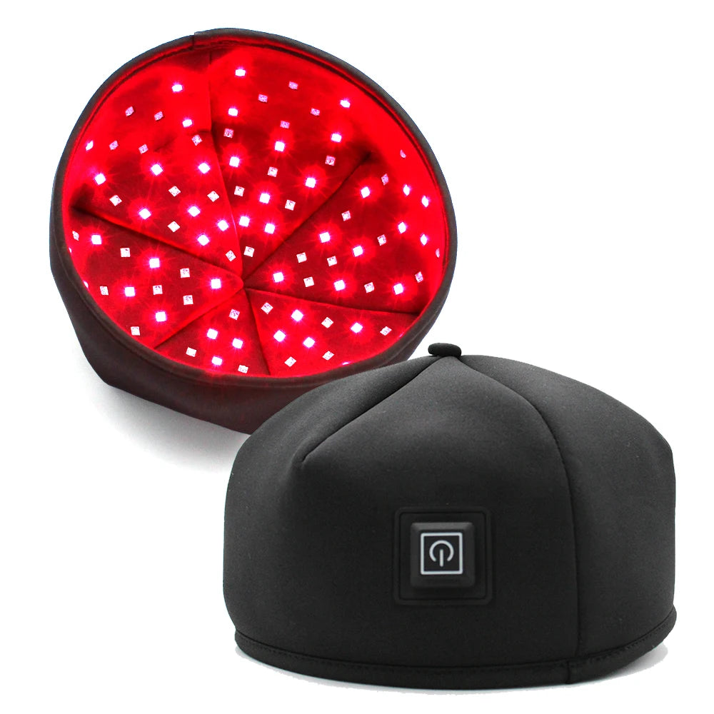 Red Light & Infrared Therapy Cap – 660nm & 830nm LED Hair Growth Helmet | Anti Hair Loss & Scalp Relaxation - Zack Fitness