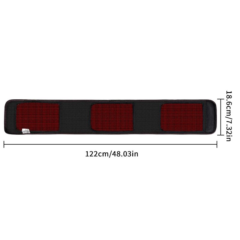 Red light therapy belt package including belt, power adapter and control accessories