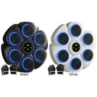 Music synced boxing reaction wall for rhythm based boxing workouts and punch flow training