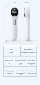 650nm & 808nm Red Light Therapy Laser Device – Pain & Recovery Tool - Zack Fitness