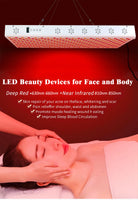 Dual Chip Red Light Therapy Panel 630nm 850nm – Face & Body Care - Zack Fitness