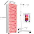 630nm 660nm 810nm 830nm 850nm led pdt infrared light therapy lamp full body 1500w led red light therapy panel device - Zack Fitness