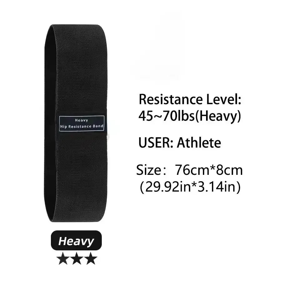 Glute Resistance Bands – Fabric Hip Booty Bands for Squats & Legs - Zack Fitness