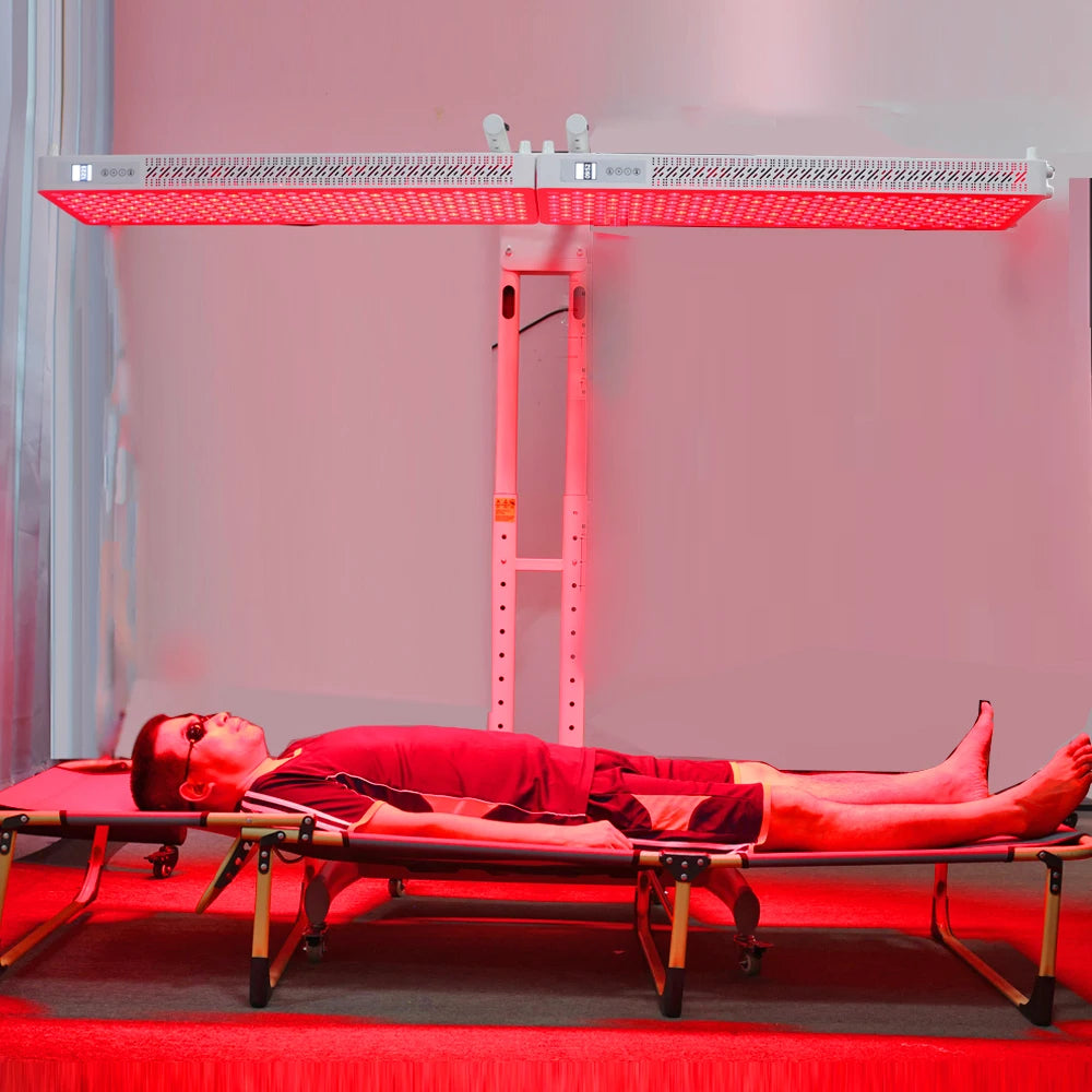 630nm 660nm 810nm 830nm 850nm led pdt infrared light therapy lamp full body 1500w led red light therapy panel device - Zack Fitness