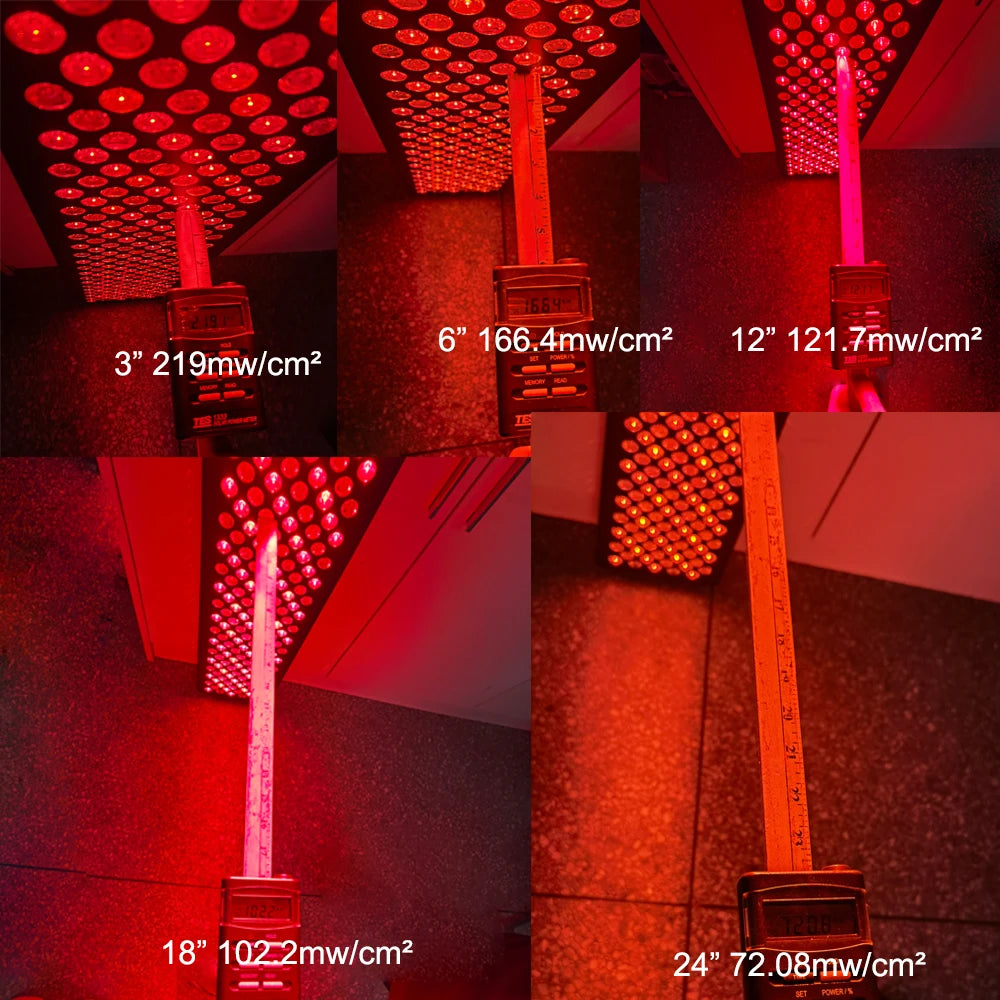 630nm 660nm 810nm 830nm 850nm led pdt infrared light therapy lamp full body 1500w led red light therapy panel device - Zack Fitness