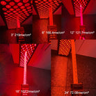 630nm 660nm 810nm 830nm 850nm led pdt infrared light therapy lamp full body 1500w led red light therapy panel device - Zack Fitness