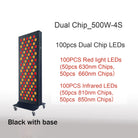 Dual Chip Red Light Therapy Panel 630nm 850nm – Face & Body Care - Zack Fitness