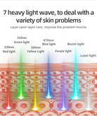 UBilli 7-Color LED Facial Mask – Red Light Therapy for Skin & Wrinkles - Zack Fitness