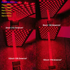 New Arrival touch screen 1500W Led Panel Red Light Therapy 630Nm 660Nm 810Nm 830Nm 850Nm Red Light Therapy Panel RL300MAXC - Zack Fitness