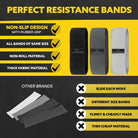 Glute Resistance Bands – Fabric Hip Booty Bands for Squats & Legs - Zack Fitness