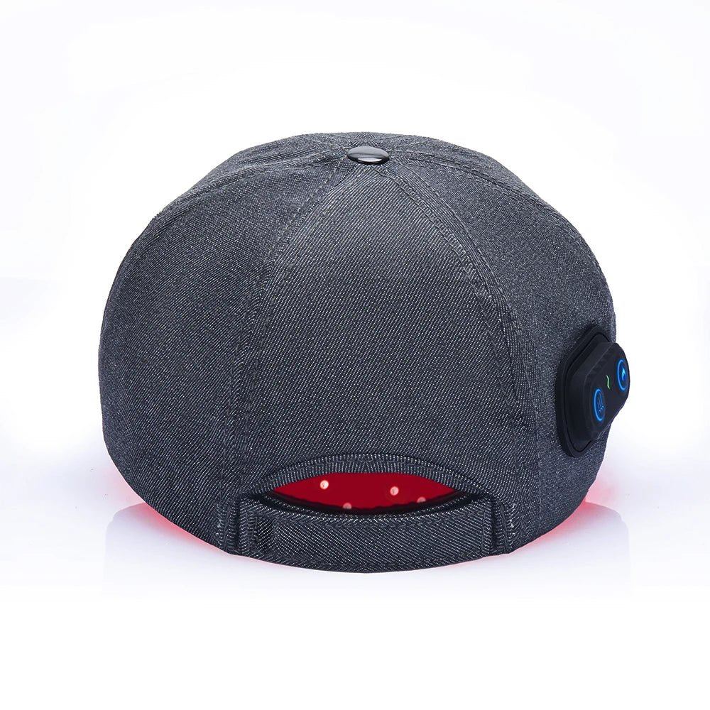 scalp focused red light therapy cap for consistent home use
