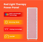 New Arrival touch screen 1500W Led Panel Red Light Therapy 630Nm 660Nm 810Nm 830Nm 850Nm Red Light Therapy Panel RL300MAXC - Zack Fitness